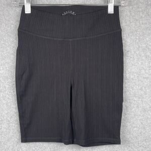 G0013 Sundown Black Workout Biker Shorts Size XS